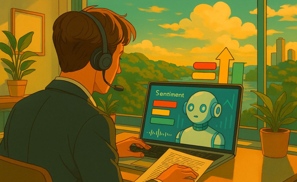 2 parsing earnings call transcripts with custom bert capture sentiment shifts for 15 alpha